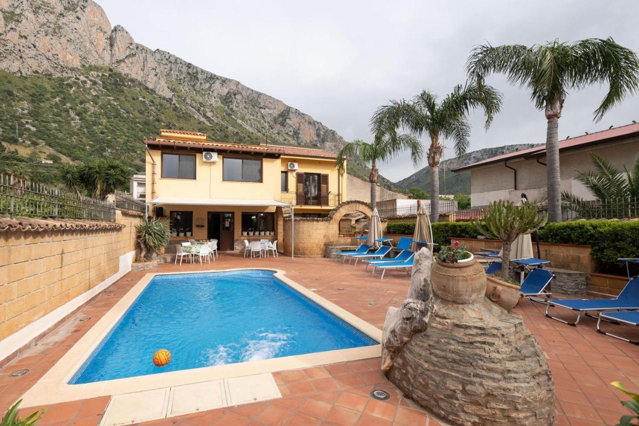 Alelida Villa Con Piscina Cinisi Zewnętrze zdjęcie