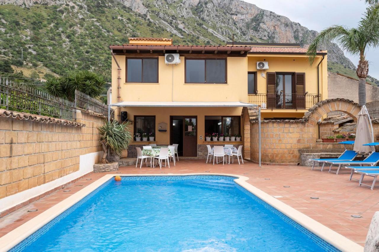 Alelida Villa Con Piscina Cinisi Zewnętrze zdjęcie